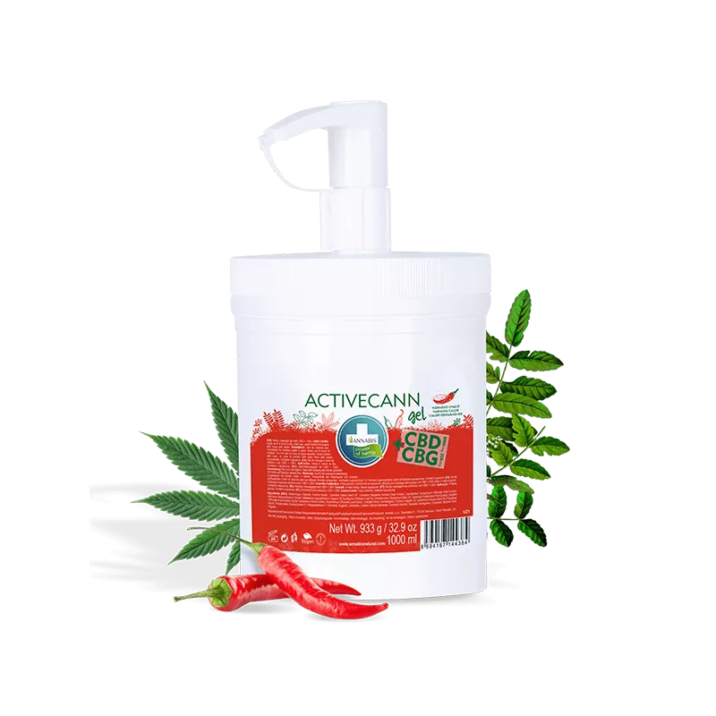 Activecann Gel Chauffant CBD+CBG - ANNABIS