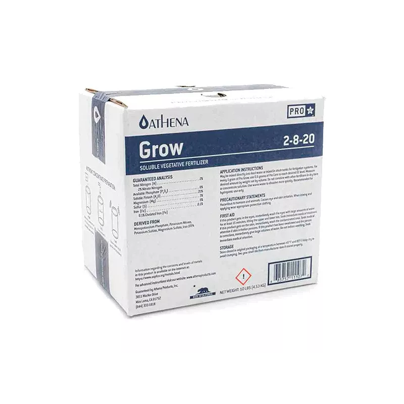 Athena Pro Grow – Engrais Croissance Soluble Professionnel