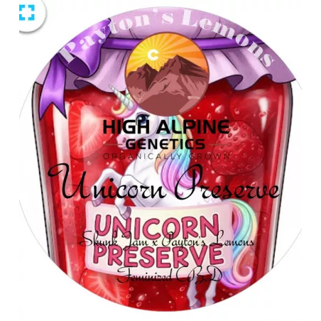 Unicorne Preserve - High Alpine Genetics - Les jardins de Bouddha