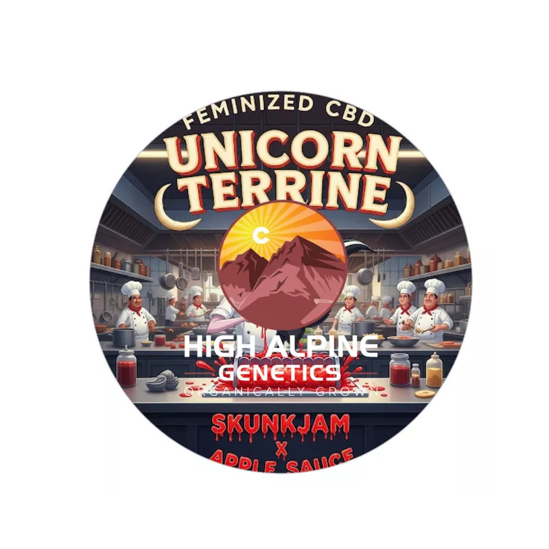 Unicorne Terrine - High Alpine Genetics - Les jardins de Bouddha