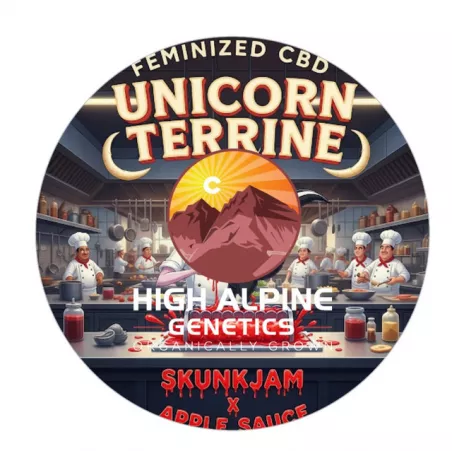 Unicorne Terrine - High Alpine Genetics - Les jardins de Bouddha